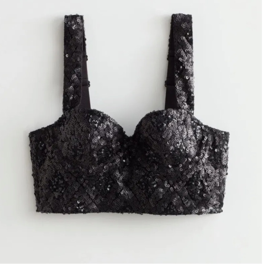 Sequin bustier